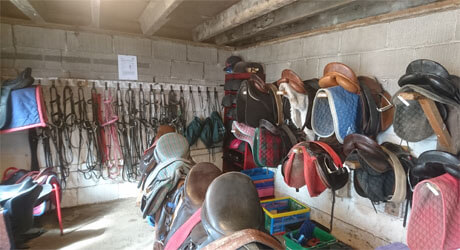 horse tack room